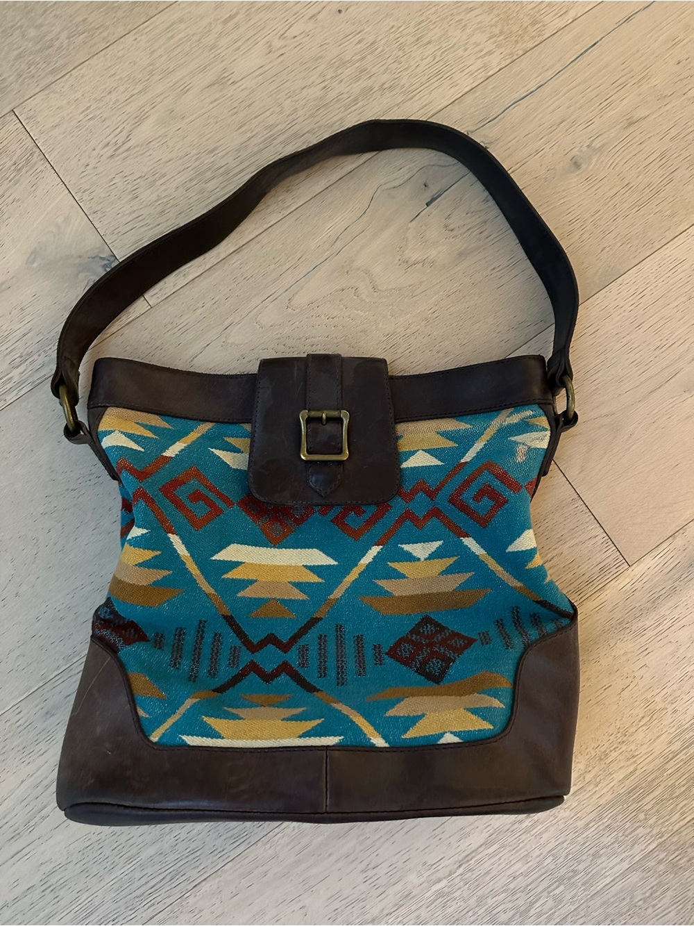 Pendleton Aztec print bag
